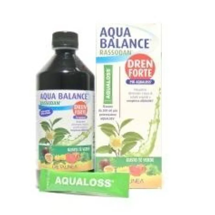 Aqua Balance Dren Forte Te' Verde + Aqualoss 500 ml - Integratore Drenante
