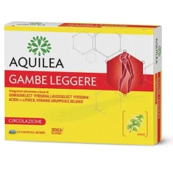 Aquilea Gambe Leggere 20 Compresse - Integratore Microcircolo