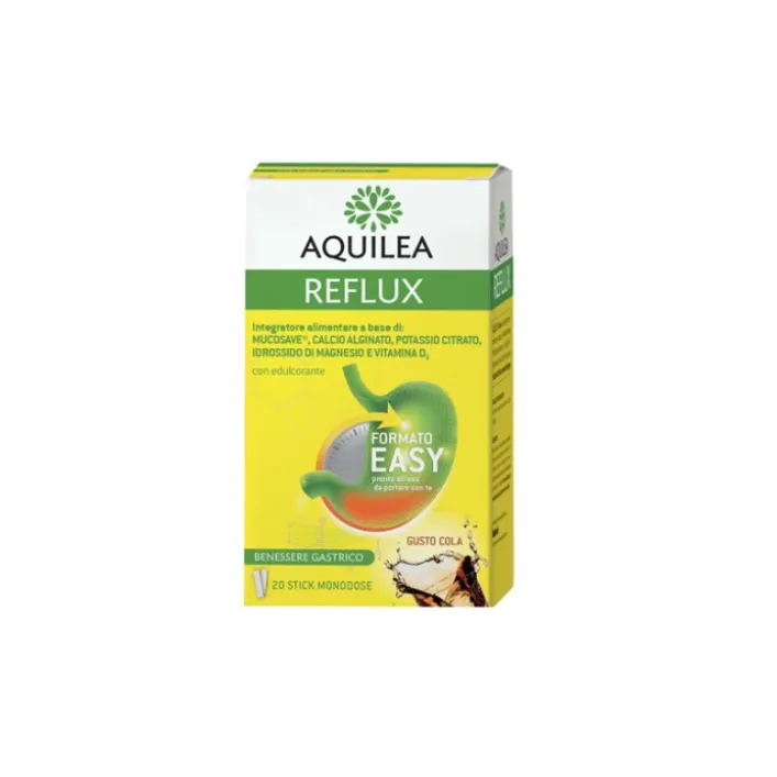 Aquilea Reflux 20 Stick - Integratore Alimentare Benessere Gastrico