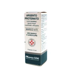 Argento Proteinato Viti 0,5% Bambini Decongestionante Gocce 10 ml