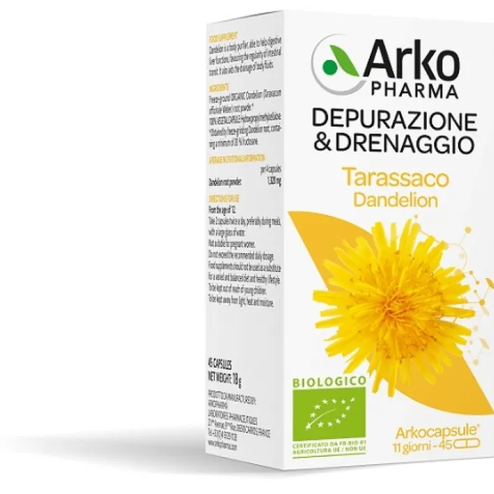 ArkoCapsule Tarassaco 45 Capsule - Integratore Benessere Fegato