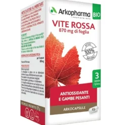 Arkocapsule Vite Rossa 45 Capsule - Integratore Gambe Pesanti