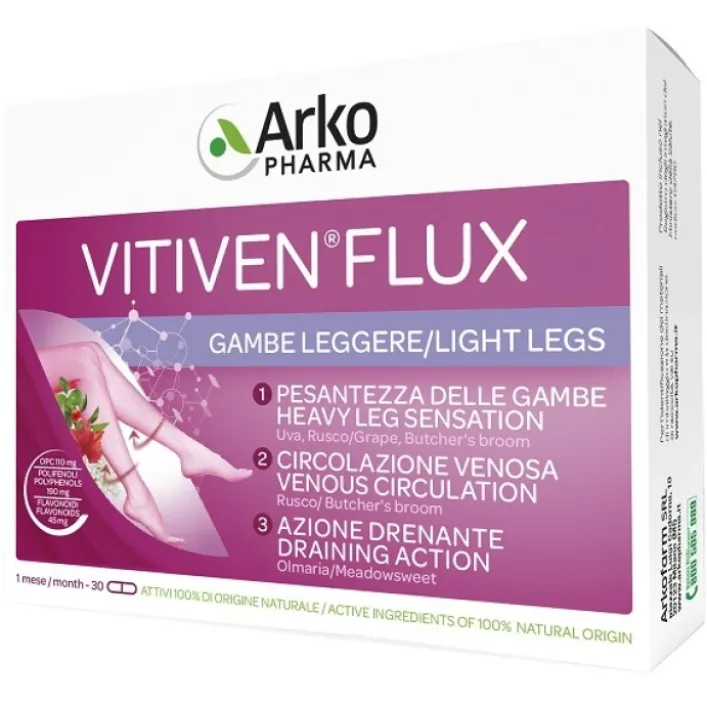 Arkocapsule Vitiven Flux 30 Capsule - Integratore Microcircolo