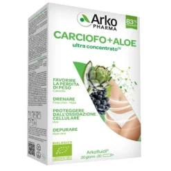 Arkofluidi Carciofo + Aloe Vera 20 Flaconcini - Integratore Depurativo