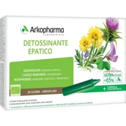 Arkofluidi Detossinante Epatico 20 Fiale - Integratore Epatico