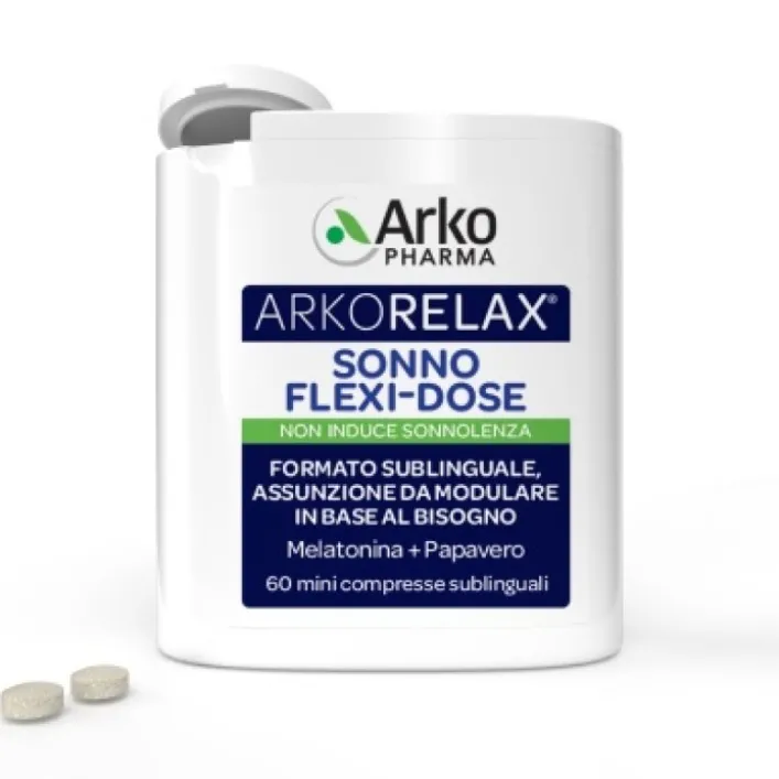 Arkorelax Sonno Flexi-Dose 60 mini compresse - Integratore Alimentare