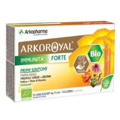 Arkoroyal Immunita' Forte Bio 10 Flaconcini - Integratore Sintomi Invernali
