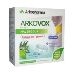 Arkovox 20 Pastiglie Menta Eucalipto - Integraotore Mal di Gola