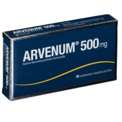 Arvenum 500 mg 30 Compresse Rivestite per Insufficienza Venosa