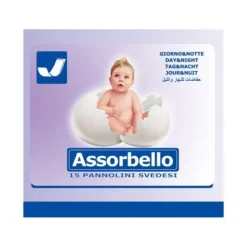 Assorbello Pannolini Svedesi Giorno & Notte 15 pezzi
