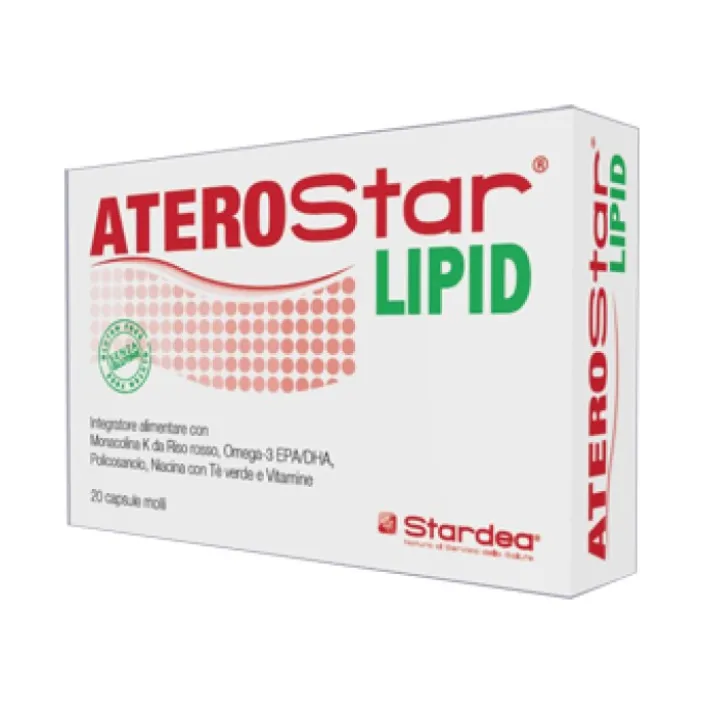 Aterostar Lipid 20 Capsule Molli - Integratore per il Colesterolo