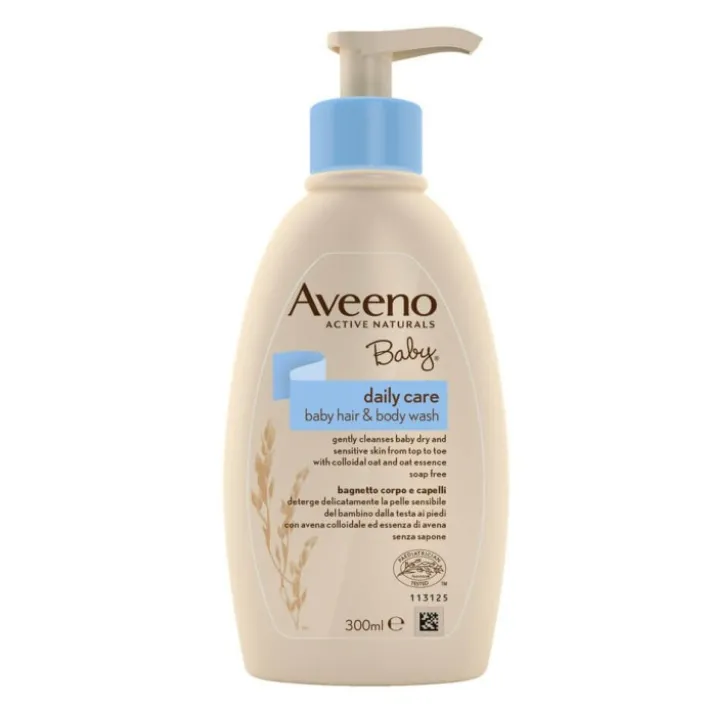 Aveeno Baby Bagnetto Testa Piedi Bambini 300 ml