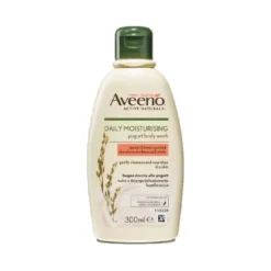 Aveeno Linea Quotidiana Bagno Doccia allo Yogurt al Profumo di Albicocca e Miele 300 ml