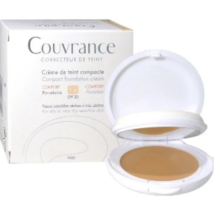 Avene Couvrance Crema Compatta Colorata 01 Porcellana 10 grammi