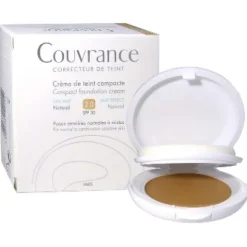 Avene Couvrance Crema Compatta Effetto Vellutato Colore Naturale 10 grammi