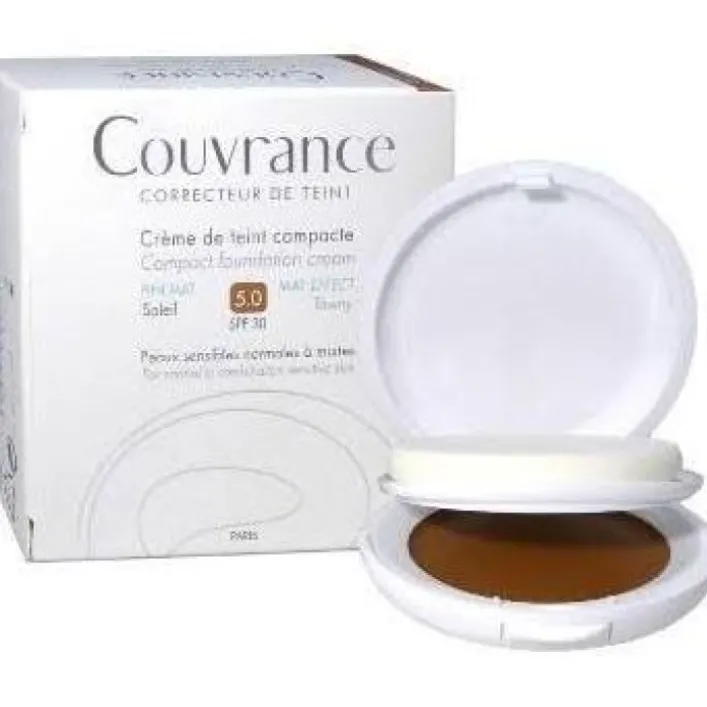 Avene Couvrance Crema Compatta Effetto Vellutato Colore Sole 10 grammi