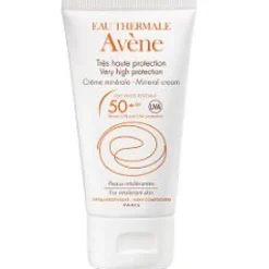 Avene Solare Crema Schermo Minerale SPF 50+ Protezione Viso 50 ml