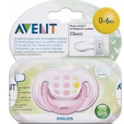 Avent Succhietto Decorato Girl 0-6 Mesi 1 pezzo