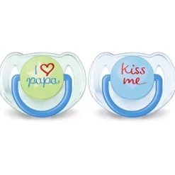Avent Succhietto Love Classico in Silicone per Bimbo 6-18 Mesi 2 Pezzi