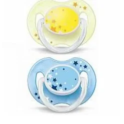 Avent Succhietto Notte in Silicone 0-6 Mesi 2 Pezzi