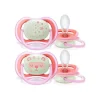 Avent Succhietto Ultra Air Night Girl 6-18 Mesi 2 Pezzi