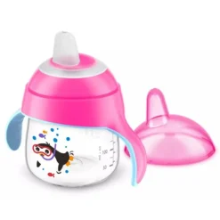 Avent Tazza Decorata con Beccuccio Nera 200 ml
