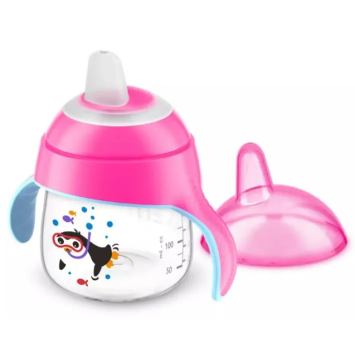Avent Tazza Decorata con Beccuccio Nera 200 ml