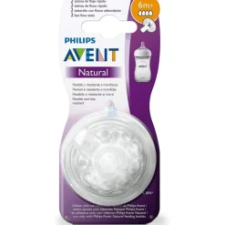 Avent Tettarella 4 Fori Natural Flusso Abbondante 2 Pezzi