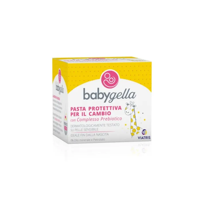 Babygella Pasta Protettiva per la pelle delicata dell'area Pannolini con Complesso Prebiotico 150 ml