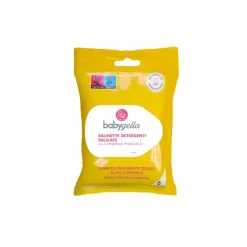 Babygella Salviettine Detergenti Per Pelle Bambino con Complesso Prebiotico 15 Pezzi