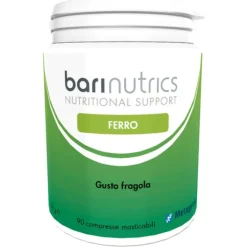 Barinutrics Gusto Fragola 90 Compresse Masticabili - Integratore Ferro