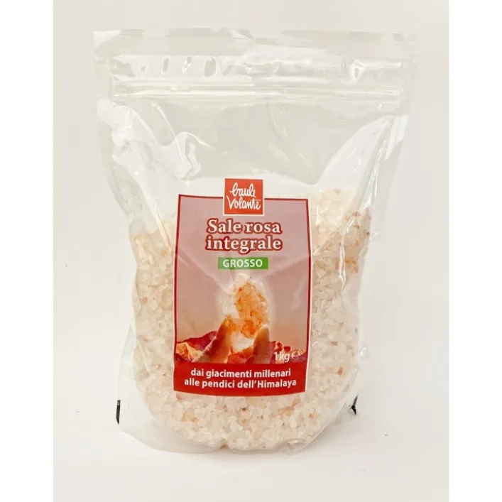Baule Volante Sale Rosa Integrale dell' Himalaya Grosso 1 Kg