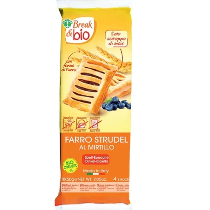 B&B Farro Strudel Mirtillo 4 x 50 grammi