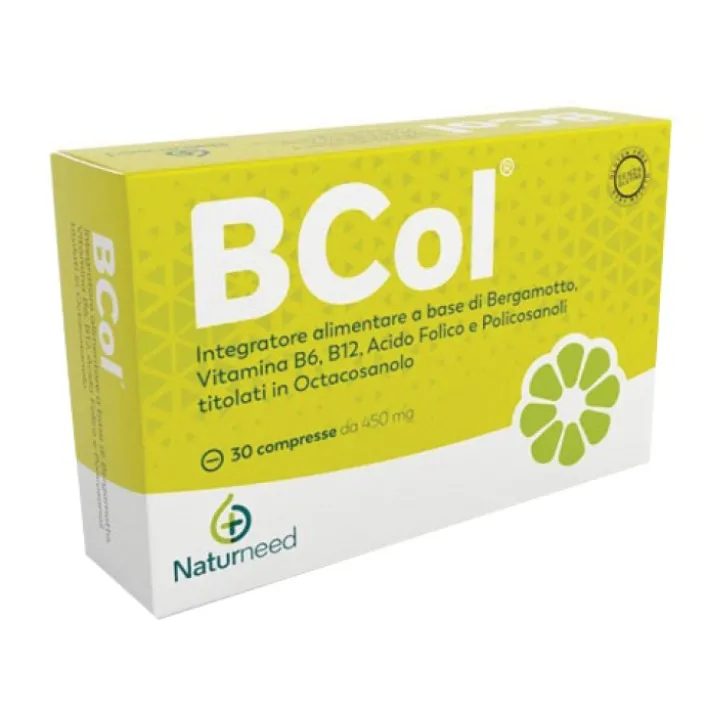 BCol 30 Compresse - Integratore Vitamina B6, B12 e Acido Folico