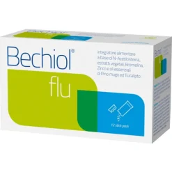 Bechiol Flu 12 Stick - Integratore Tosse Grassa