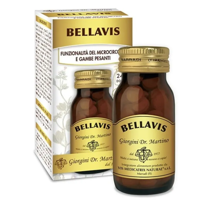 Bellavis 80 Pastiglie Dr. Giorgini - Integratore Microcircolo e Gambe Pesanti