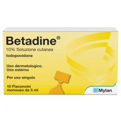 Betadine 10% Soluzione Cutanea 10 Flaconcini da 10 ml