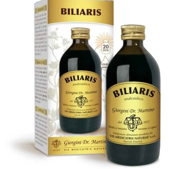 Biliaris Liquiodo Analcolico 200 ml Dr. Giorgini - Integratore Vie Biliari