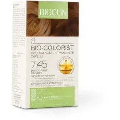 Bioclin Bio Colorist 7.5 Biondo Rame Mogano Tintura Naturale per Capelli