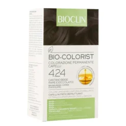 Bioclin Bio Colorist 4.24 Castano Beige Rame Tintura Naturale per Capelli