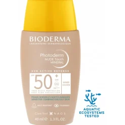Bioderma Photoderm Nude Touch Mineral Crema Solare Dore' SPF 50+ 40 ml