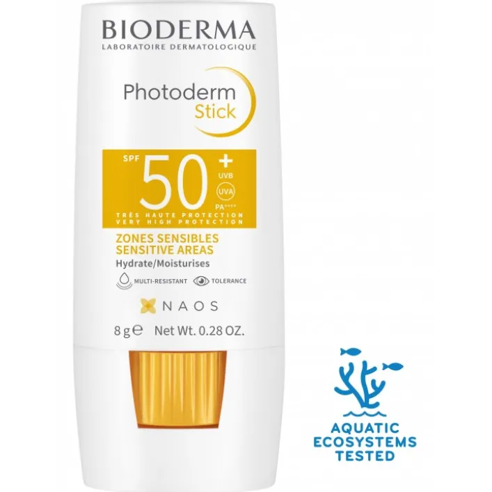 Bioderma Photoderm Stick Solare SPF50+ Zone Sensibili 8 grammi