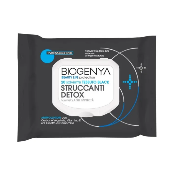 Biogenya Salviette Struccanti Detox 20 pezzi
