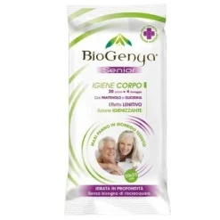Biogenya Senior Salviettine Igiene Corpo Azione Igienizzante 20 + 4 pezzi