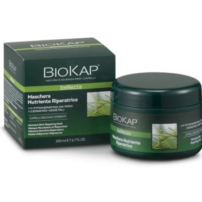 Biokap Maschera Nutriente e Riparatrice Capelli Secchi 200 ml
