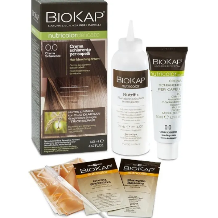 Biokap Nutricolor 0.0 Crema Schiarente - Tintura Per Capelli