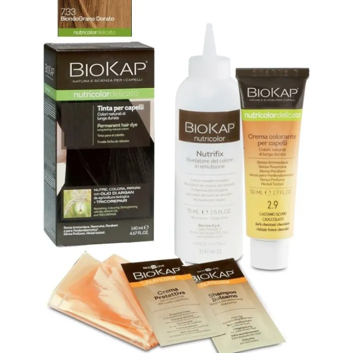 Biokap Nutricolor Delicato 7.33 Biondo Grano - Tintura per Capelli