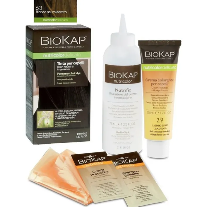 Biokap Nutricolor Delicato 6.3 Biondo Scuro Dorato - Tintura per Capelli