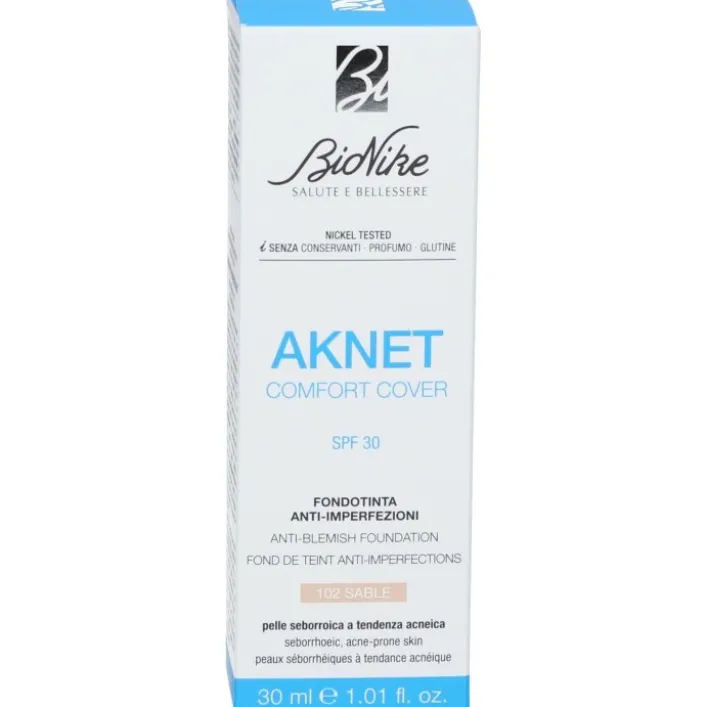 Bionike Aknet Comfort Cover Fondotinta 102 30 ml