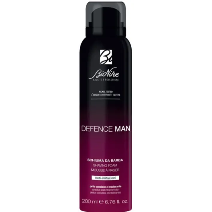 Bionike Defence Man Schiuma da Barba Uomo Anti-irritazioni 200 ml